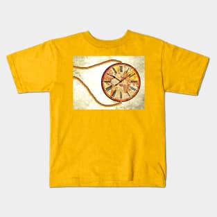 Clocks Vintage Grunge Kids T-Shirt